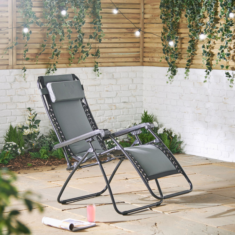 Dakota Fields Dunadry Zero Gravity Reclining Sun Lounger & Reviews Wayfair.co.uk